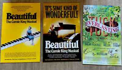 Beautiful The Carole King Musical Windowcard Out Of Print, Tuck Sign 14/22 RARE