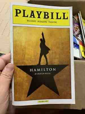 Original hamilton playbill hotsell
