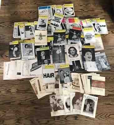 200 + VINTAGE THEATRE PLAYBILLS AND PROGRAMS: BOOKS FROM THE 30â??s - 90â??s.