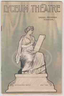 Mr. Arnold Daly Boys of Company B Play Antique Lyceum Theatre Playbill 1907