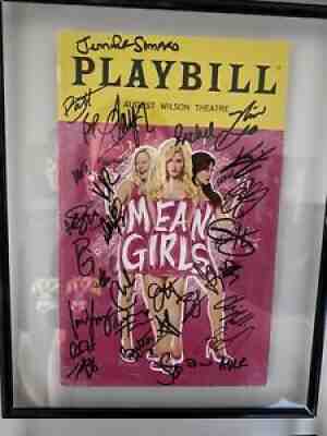 mean girls obc signed playbill