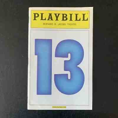 ARIANA GRANDE 13 THE MUSICAL Rare Broadway Playbill - Before she was famous!