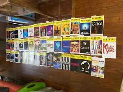 Playbill Lot of 43 - Most with Ticket Stub