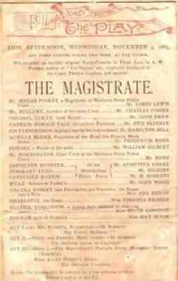 *GREAT COMEDIENNE MAY IRWIN RARE 1885 AUGUSTIN DALY PROGRAM*