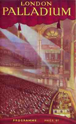 "First Appearance in England" JUDY GARLAND at the London Palladium 1951 Program