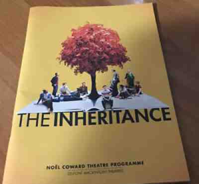 The Inheritance West End Program/ Playbill 2018 Vanessa Redgrave, Andrew Burnap