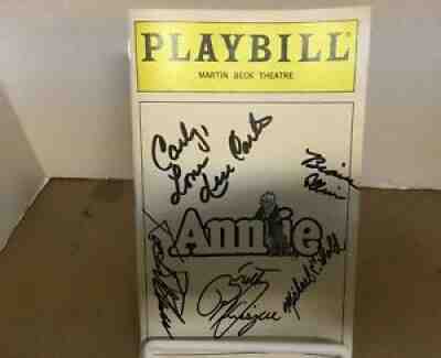 Vintage Signed 1979 ANNIE Martin Beck Theatre Playbill Signed by Nell Carter