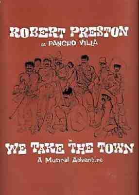 Robert Preston "WE TAKE THE TOWN" John Cullum 1962 FLOP Souvenir Program