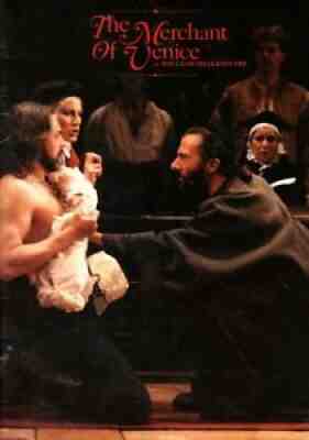 Dustin Hoffman "MERCHANT OF VENICE" Geraldine James 1989 Souvenir Program