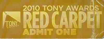 64th Annual TONY AWARDS "Memphis" Scarlett Johansson 2010 Red Carpet Pass