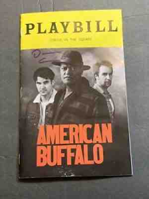 Darren Criss Signed American Buffalo Playbill Rare