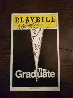 THE GRADUATE autographed PLAYBILL Alicia Silverstone Kathleen Turner Jason Biggs