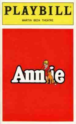 Sutton Foster "ANNIE" Nell Carter / Charles Strouse 1997 Broadway Playbill