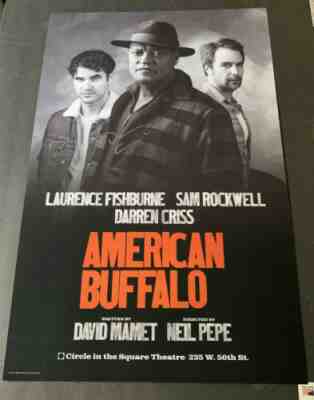 Darren Criss Signed American Buffalo Broadway Windowcard 14x22 Poster A
