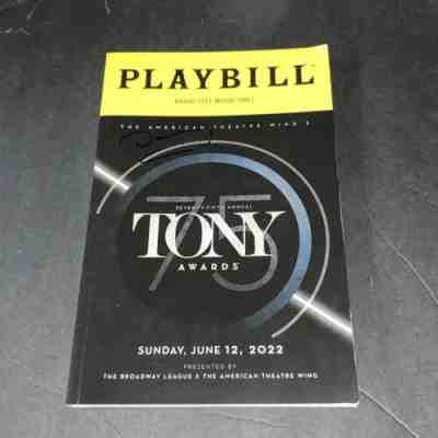 Darren Criss Signed American Buffalo 2022 Tony Awards Playbill