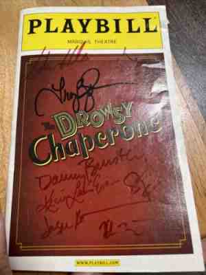 SUTTON FOSTER Autographed DROWSY CHAPERONE Broadway SIGNED Playbill!