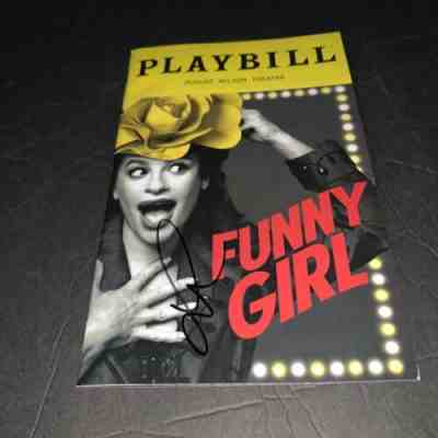 Lea Michele Signed Funny Girl Glee Playbill October 2022 I