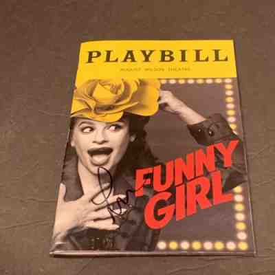 Lea Michele Signed Funny Girl Glee Playbill October 2022 G