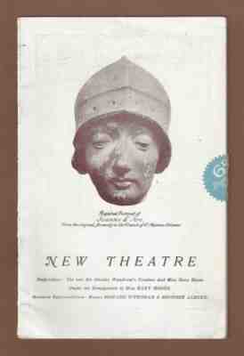 Sybil Thorndike "SAINT JOAN" Bernard Shaw / Raymond Massey 1924 London Playbill