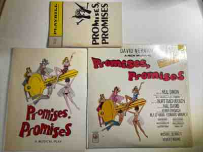 1968 Promises Promises Souvenir Program & Playbill Album Shubert Theatre NYC, NY