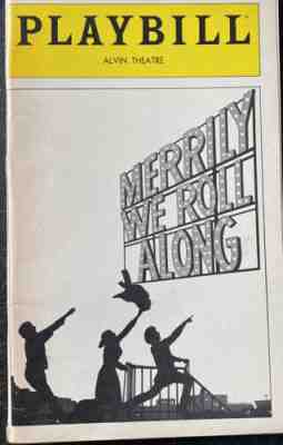 Merrily We Roll Along OBC Sondheim Playbill 1981 Jason Alexander Jim Walton
