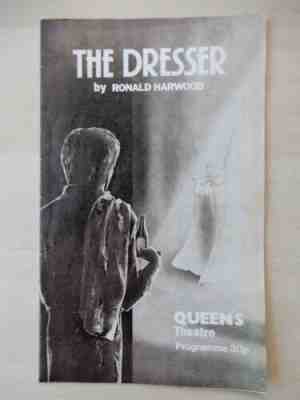 July 1980 - Queen's Theatre Playbill - The Dresser - Tom Courtnay - Jones