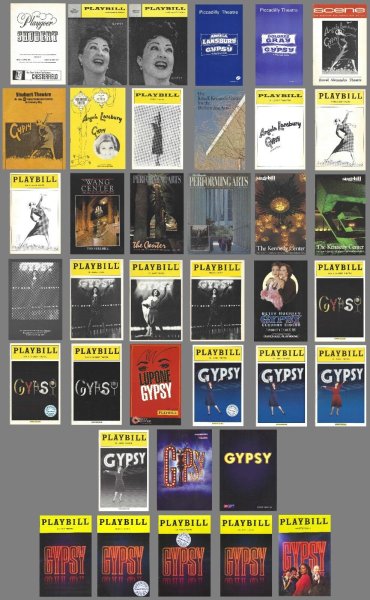 GYPSY - ULTIMATE Playbill Collection '59-'25 - SONDHEIM, LuPone, LANSBURY, Lavin