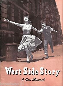 Stephen Sondheim "WEST SIDE STORY" Chita Rivera 1958 London Souvenir Program