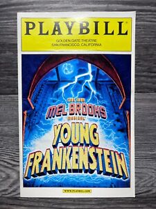 YOUNG FRANKENSTEIN, PLAYBILL, JULY 2010, GOLDEN GATE THEATRE, SAN FRANCISCO, CA