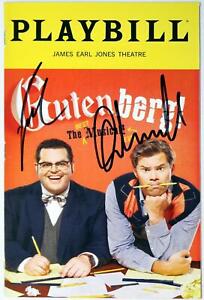 Andrew Rannells & Josh Gad signed GUTENBERG! THE MUSICAL! Playbill