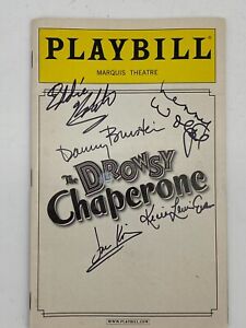 2006 PLAYBILL THE DROWSY CHAPERONE Signed Autographed