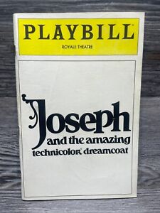 JOSEPH AND THE AMAZING TECHNICOLOR DREAMCOAT, ROYALE, BROADWAY PLAYBILL, NOV. 82