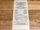 1894 Walnut St. Threatre Playbill Of Rose Coghlan In A Woman Of No Importance