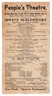 W. C. Fields (Juggler) IRWIN'S BULESQUERS "A Hot Wave" 1899 New York Broadside