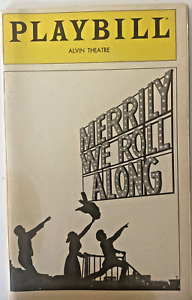 Merrily We Roll Along OBC Sondheim Playbill 1981 Jason Alexander Opening Night