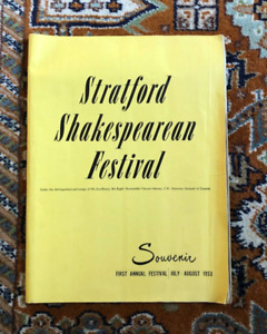 1ST Stratford Shakespearean Festival 1953 RICHARD II ALL'S WELL Guinness Guthrie