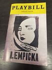 EDEN ESPINOSA Autographed LEMPICKA Mar 2024 Broadway PREVIEW Playbill! SIGNED!