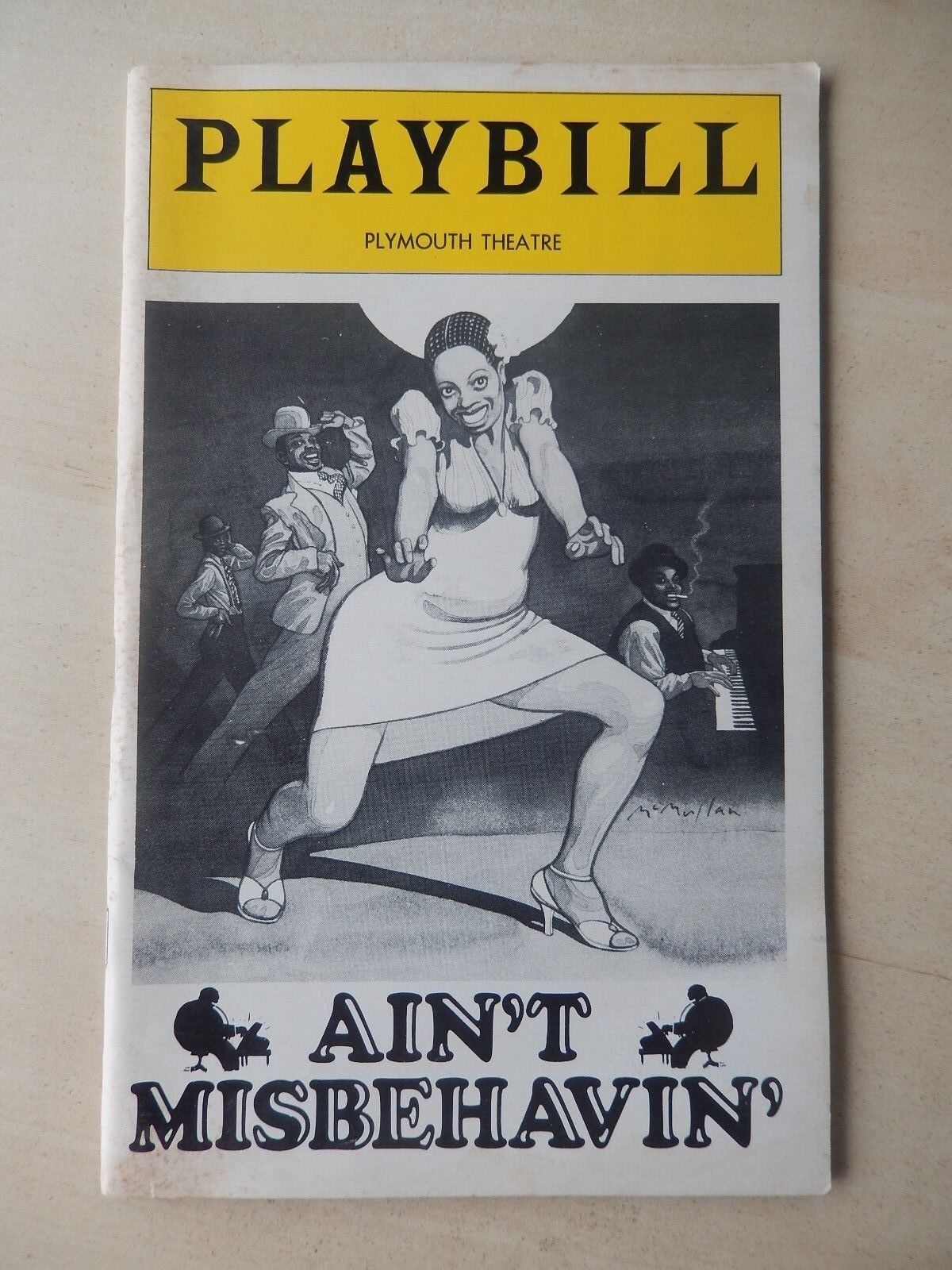 April 1979 - Plymouth Theatre Playbill - Ain't Misbehavin - Debbie Allen