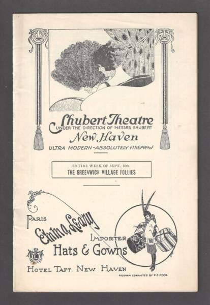 Joe E. Brown "GREENWICH VILLAGE FOLLIES" Martha Graham Debut 1923 Tryout Program