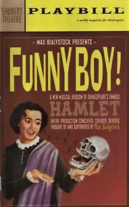 Mel Brooks "THE PRODUCERS" Nathan Lane 2005 Movie Prop Playbill for "Funny Boy"