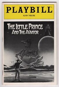 Michael York "THE LITTLE PRINCE AND THE AVIATOR" Anthony Rapp 1982 FLOP Playbill