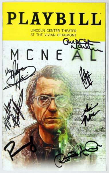 MCNEAL Full Broadway Cast Robert Downey Jr. Signed Playbill
