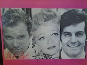 William Shatner & Sylvia Sidney Signed Playbill "Arsenic and Old Lace" July '73