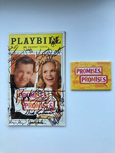 Promises Broadway Playbill Signed By Cast With Magnet