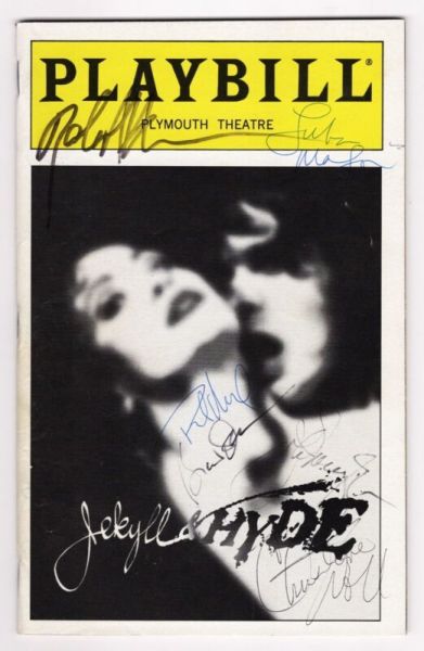 Robert Cuccioli (Cast Signed) "JEKYLL and HYDE" Christiane Noll 1998 Playbill