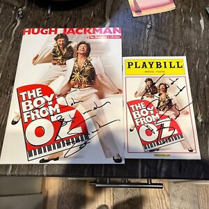 Autographed Signed Hugh Jackman Playbill & Theater Program 2003 The Boy From Oz