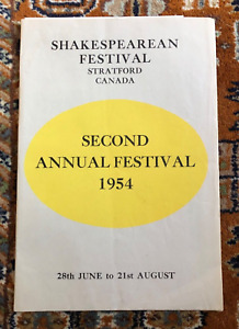 2ND Stratford Shakespearean Festival 1954 MEASURE & TAMING & REX Shatner Mason