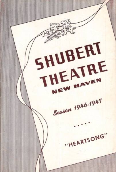 Arthur Laurents "HEARTSONG" Lloyd Bridges / Shirley Booth 1947 FLOP Playbill