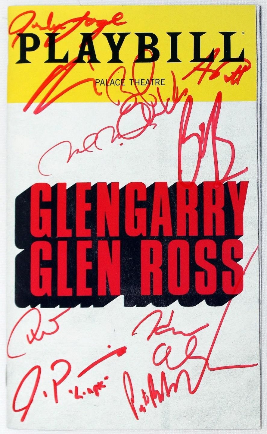 GLENGARRY GLEN ROSS Full Cast Kieran Culkin, Bob Odenkirk Signed Playbill SFC