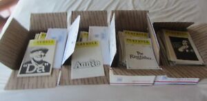 Huge lot of 229 BROADWAY PLAYBILLS from the 1970's to 1980's - UNIQUE PLAYBILLS